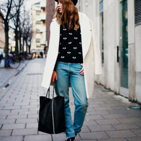 Ivory cream pea coat - Picture 7 of 7